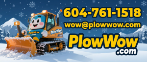 PlowWow snow removal service banner